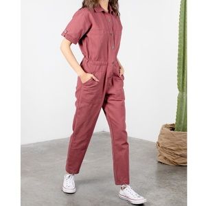 MOD REF Burgundy Jumpsuit size small.